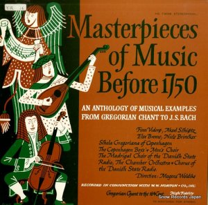 ⡼󥹡ǥ masterpieces of music before 1750 record 1: gregorian chant to the 16th century HS7-903