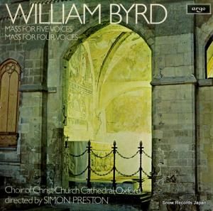󡦥ץ쥹ȥ byrd; mass for five voices. mass for four voices ZRG858