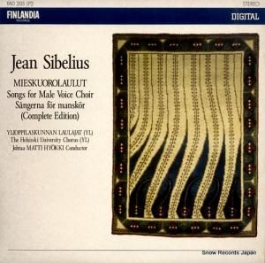 MATTI HYOKKI sibelius; mieskuorolaulut FAD205LP2
