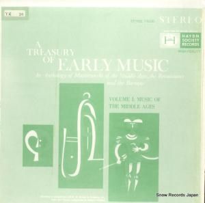 V/A a treasury of early music volume 1 STHSE7-9100 / SHSE-9100