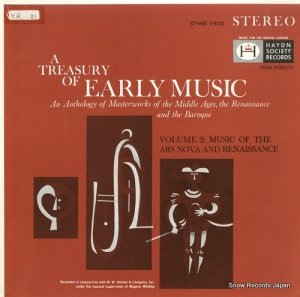 V/A a treasury of early music volume 2 STHSE7-9101 / SHSE-9101