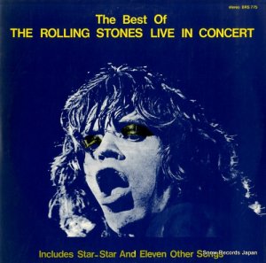 󥰡ȡ the best of the rolling stones live in concert BRS775