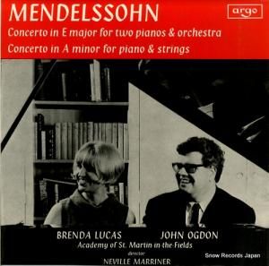֥롼󡦥ɥ mendelssohn; concerto in e major for two pianos & orchestra ZRG605