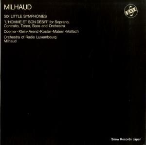 ꥦߥ衼 darius milhaud; six little symphonies STGBY626