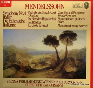 ꥹȥաե󡦥ɥۥʡ mendelssohn; symphony no.4 italian SXDL7500
