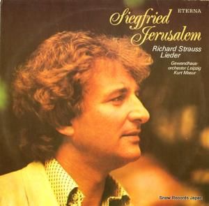 ジークフリート・イェルザレム richard strauss; lieder 827784