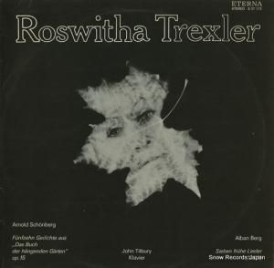 ȥ쥯顼 schonberg; funfzehn gedichte aus "das buch der hangenden garten" op.15 827173