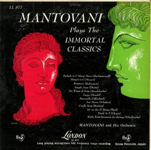 ޥȥ mantovani plays the immortal classics LL877