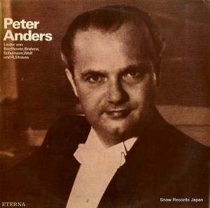 ペーター・アンダース lieder von beethoven, brahms, schumann, wolf und richard strauss 822610