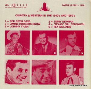 ߡ˥塼ޥ country & western in the 1940's and 1950's vol.2 CASTLELP8202