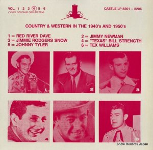 ƥӥ롦ȥ󥰥 country & western in the 1940's and 1950's vol.4 CASTLELP8204