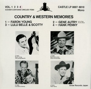ϥ󥯡ڥˡ country & western memories vol.4 CASTLELP8010
