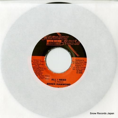 ベレス・ハモンド all i