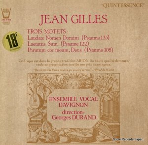 GEORGES DURAND gilles; trois motets ARN31909