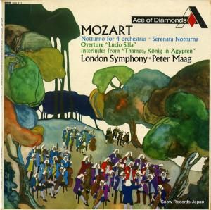 ڡޡ mozart; notturno for 4 orchestras / serenata notturna, etc. SDD171