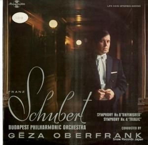 ٥ե schubert; symphony no.8. in b minor, op.posth. (d.759) "unfinished" LPX11570