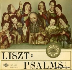 ミクローシュ・フォルライ liszt; psalms LPX1261