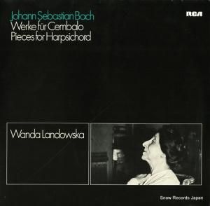 ɥե bach; werke fur cembalo / pieces for harpsichord KR11018/1-2