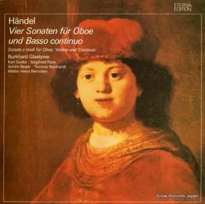 ֥륯ϥȡåĥʡ handel; vier sonaten fur oboe und basso continuo 827836