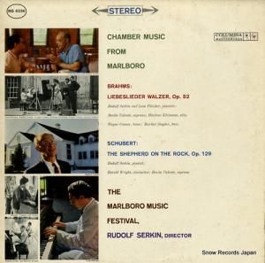 ɥա륭 chamber music from marlboro music festival MS6236