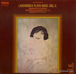 ɥե landowska plays bach vol.2 VIC-1634