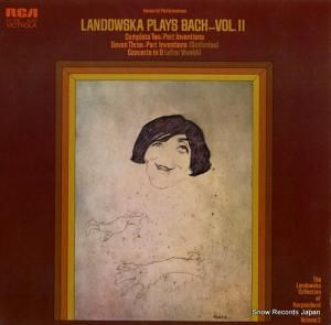 ɥե landowska plays bach vol.2 VIC-1634