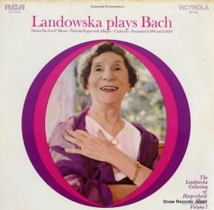 ɥե landowska plays bach VIC-1594