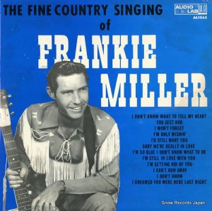 ե󥭡ߥ顼 the fine country singing of frankie miller AL1562