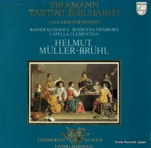 إࡼȡߥ顼=֥塼 telemann/tartini/reichardt; concerti per violino 9502050