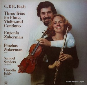 桼˥ޥԥ󥫥ޥ c.p.e.bach; three trios for flute, violin, and continuo M34216