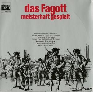 إࡼȡߥ顼֥塼 devienne; das fagott meisterhaft gespielt VMS813