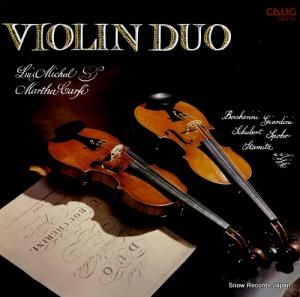 LUIS MICHAEL AND MARTHA CARFI violin duo CAL30848
