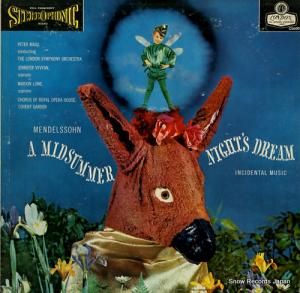 ڡޡ mendelssohn; a midsummer night's dream incidental music CS6001