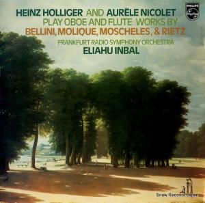 ϥġۥꥬ롦˥ play oboe and flute works by bellini, molique, moscheles, & rietz 9500070