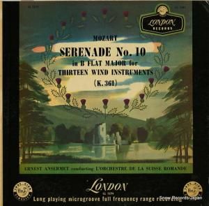 ͥȡ󥻥 mozart; serenade no.10 in b flat major for thirteen wind instruments k.361 LL1274