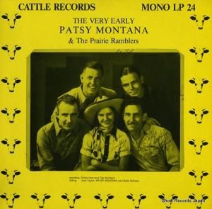 THE PRAIRIE RAMBLERSѥå󥿥 the very early patsy montana & the prairie ramblers LP24