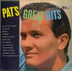 ѥåȡ֡ pat's great hits DLP3071