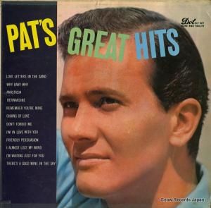 ѥåȡ֡ pat's great hits DLP3071