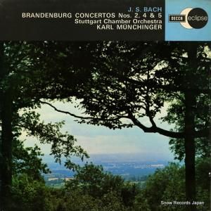 롦ߥҥ󥬡 bach; brandenburg concertos nos.2, 4 & 5 ECS539