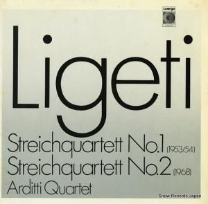 ǥåƥڻͽ ligeti; streichquartett no.1, no.2 WER60079