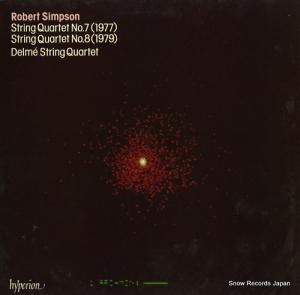 ǥḹڻͽ robert simpson; string quartet no.7, no.8 A66117