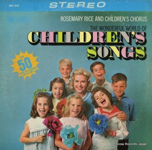 ޥ꡼饤 the wonderful world of children's songs CAS-1079
