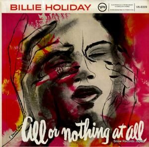 ビリー・ホリデイ all or nothing at all V6-8329
