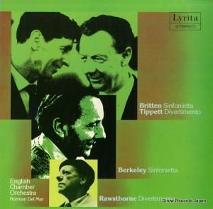 Ρޥ󡦥ǥ롦ޡ tippett; divertimento / britten; sinfonietta SRCS.111