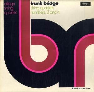 쥰긹ڻͽ frank bridge; string quartets no.3 & 4 ZRG714