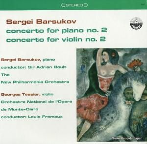 륲ץաGEORGES TESSIER sergei barsukov; concerto for piano no.2, concerto for violin no.2 EVERES