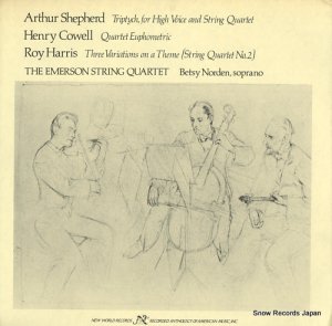 ޡ󸹳ڻͽġ٥åĥΡǥ arthur shepherd; triptych, for high voice and string quartet NW218