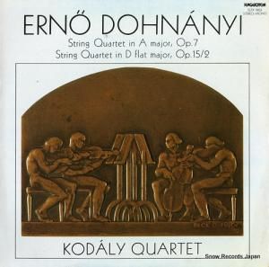 ͽ erno dohnanyi; string quartet in a major, op.7 SLPX11853