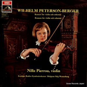 NILLA PIERROU wilhelm peterson-berger; konsert for violin och orkester CSDS1083