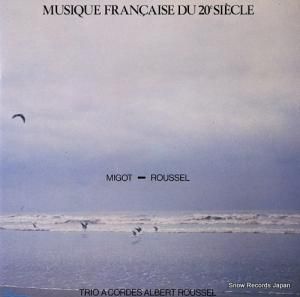 ١롦롼븹ڻ migot/roussel; trio pour violon, alto et violoncelle C609